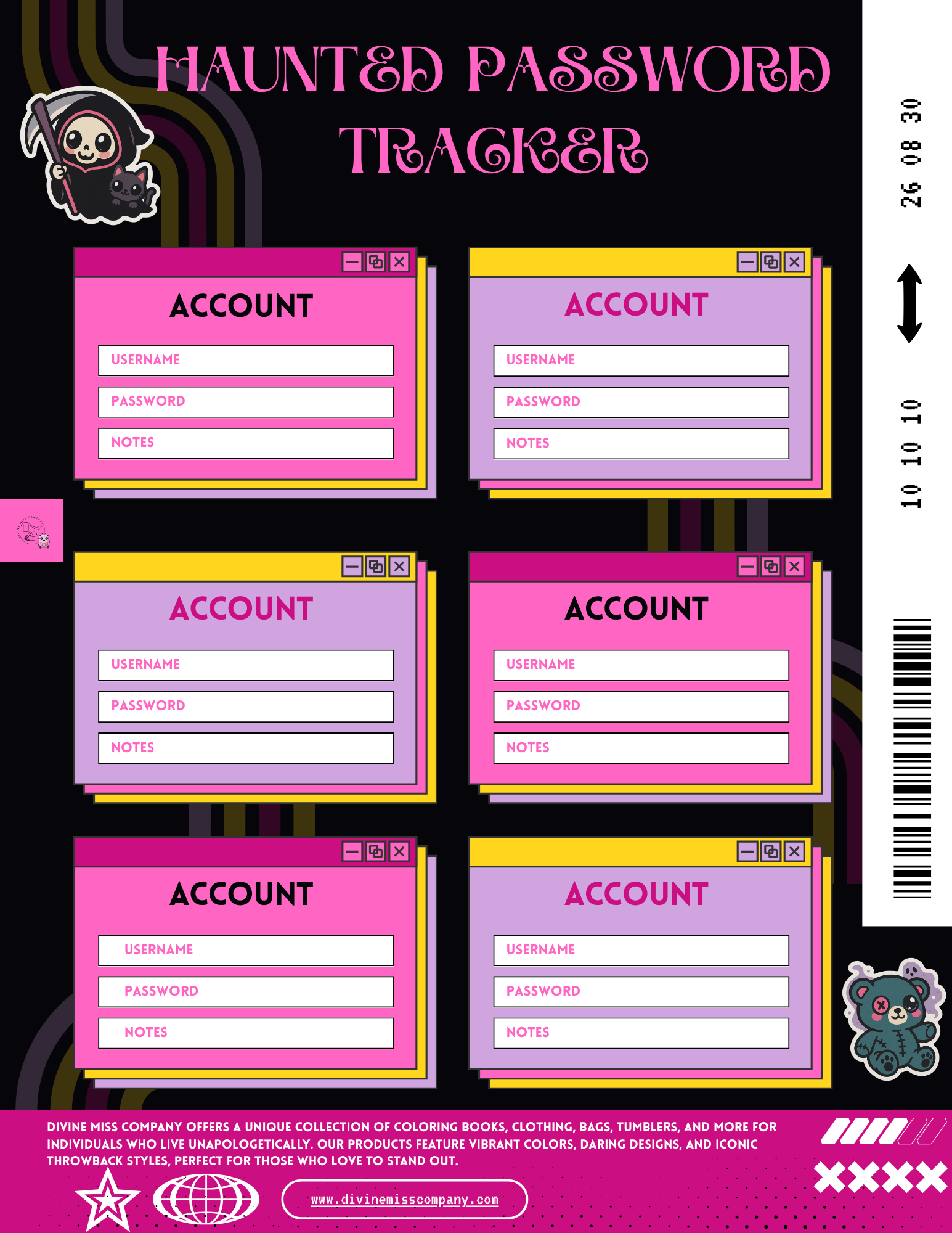 Haunted Password Tracker