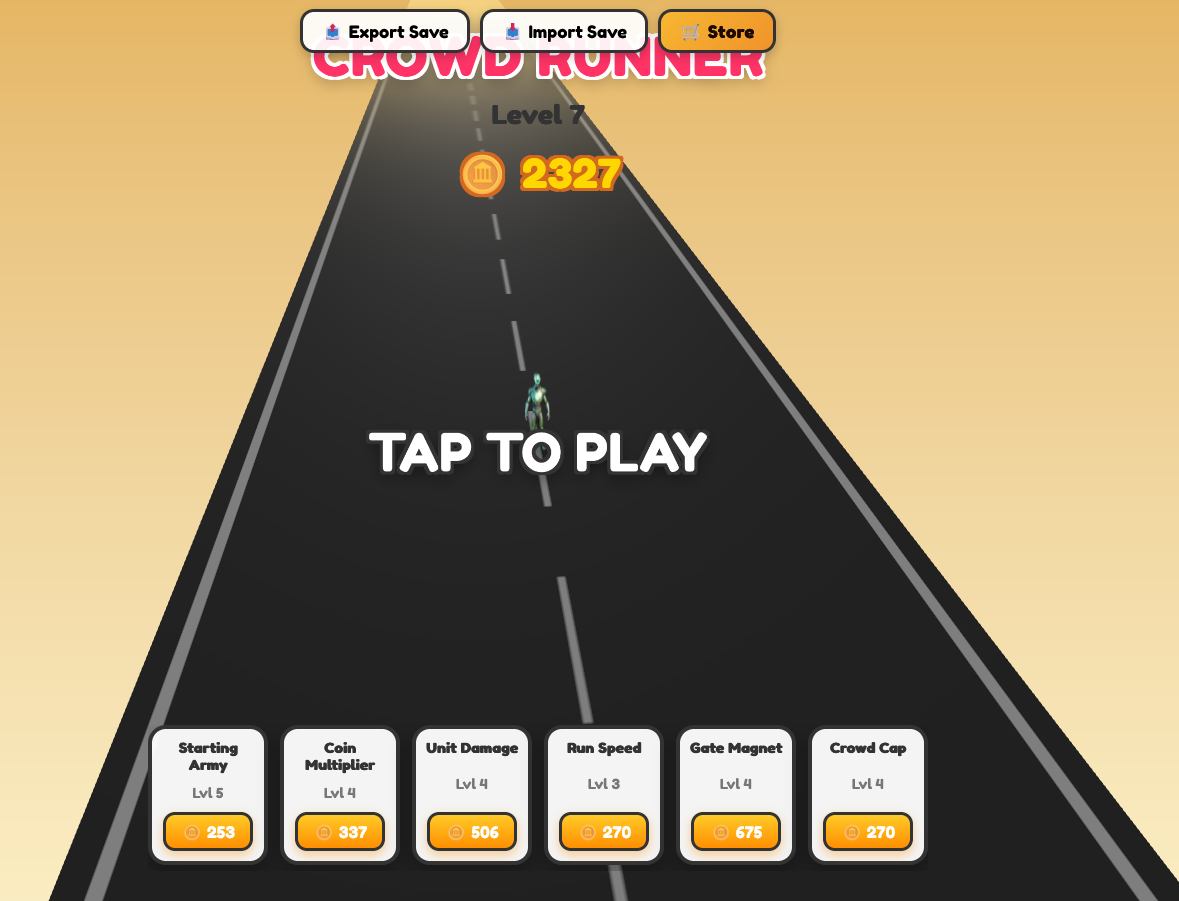 Main screen