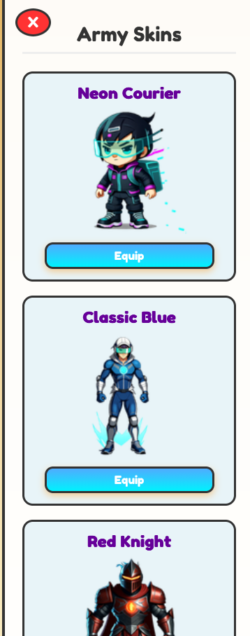 Army Skins