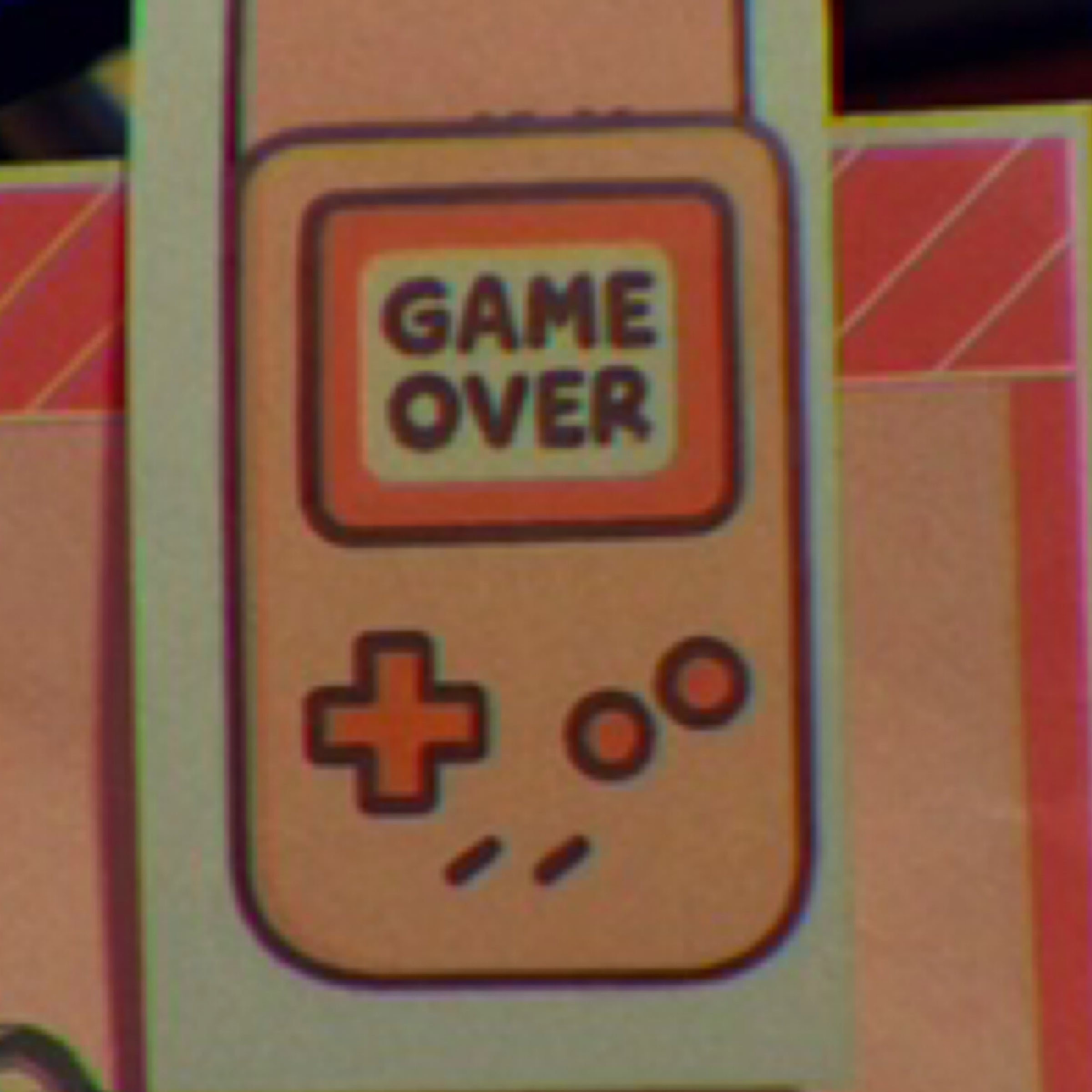 Game over console magnetic bookmark