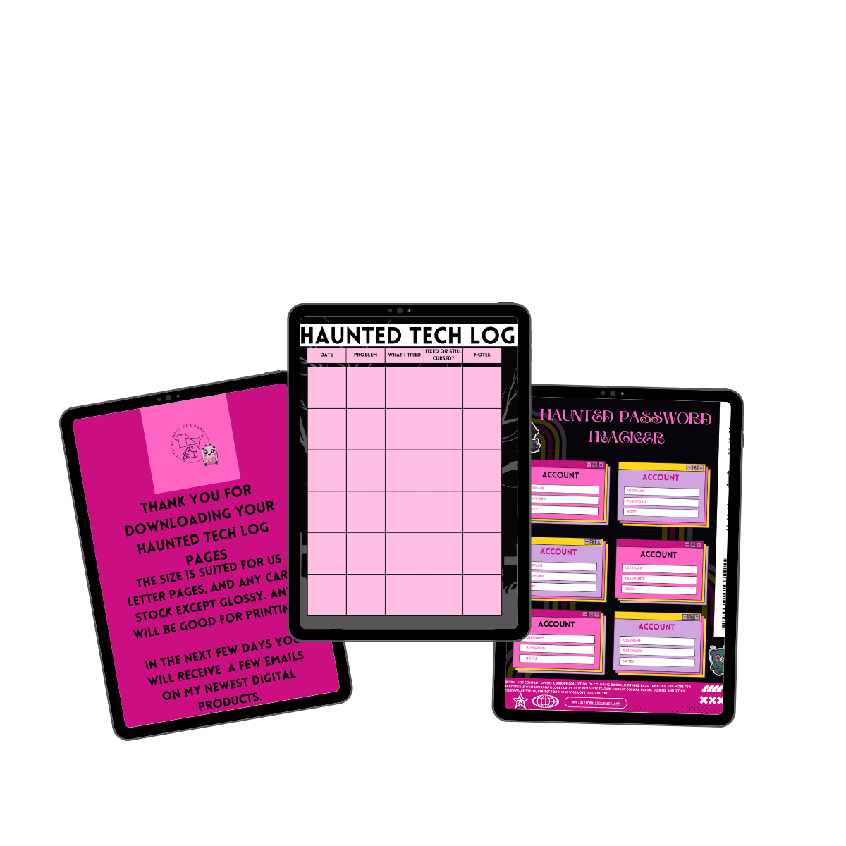 Haunted Password Tracker