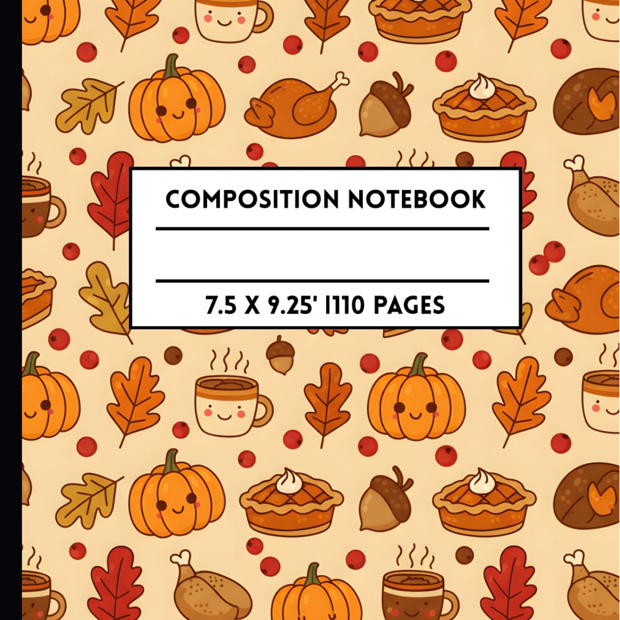 Sweet Thanks & Cozy Thoughts: A Kawaii Thanksgiving Junk Journal for Gratitude, Dreams & Autumn Magic