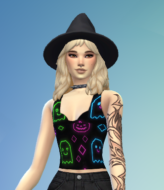 Divine Miss sim halloween pattern test