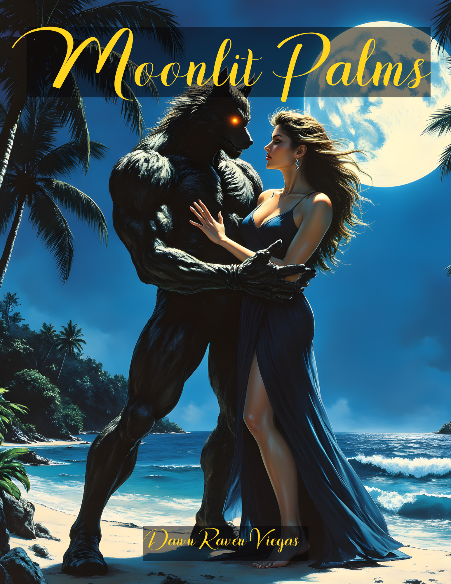 Moonlit Palms