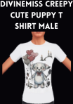 DivineMiss Creepy cute puppy t shirt