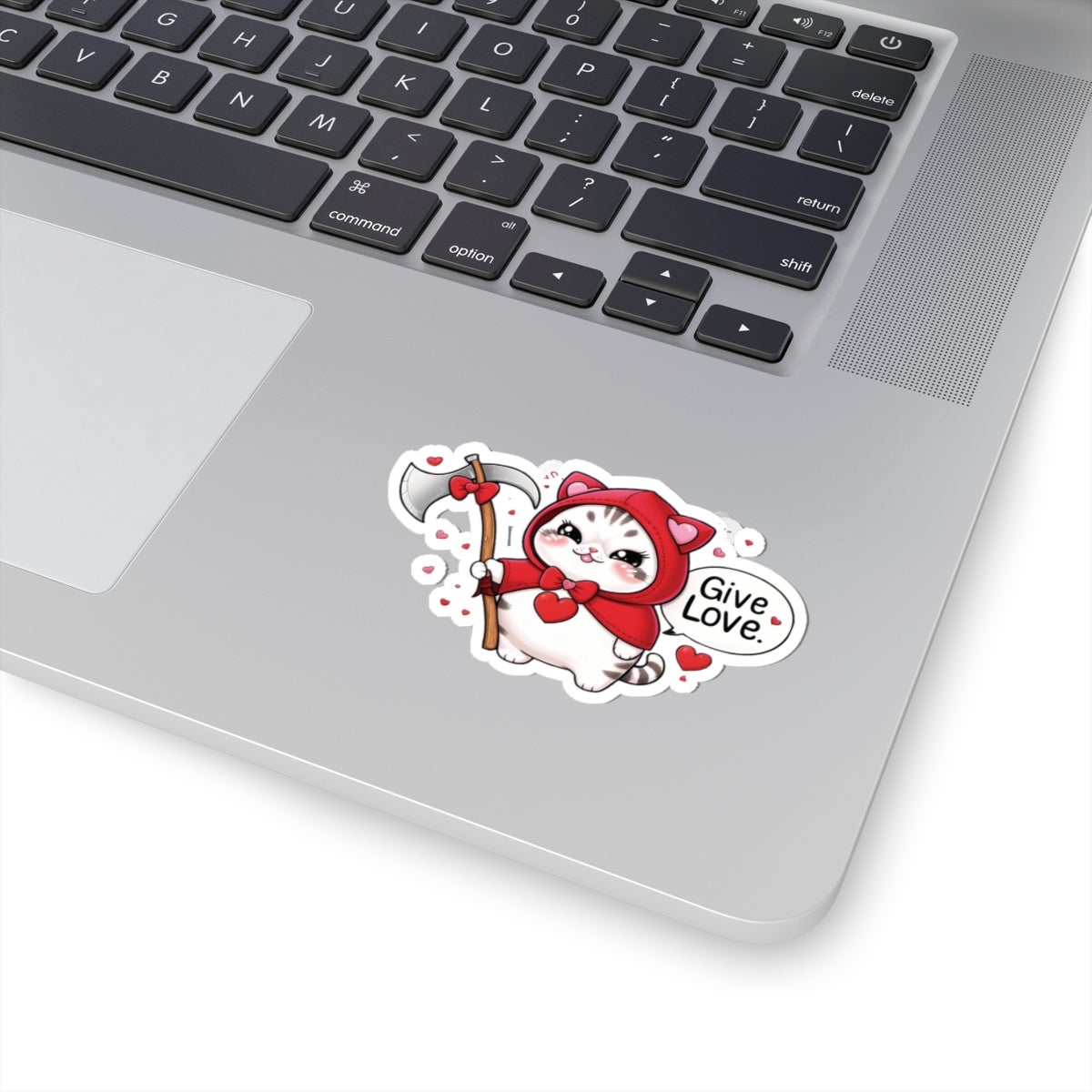 Gib love Reaper Cat Bubble-free stickers