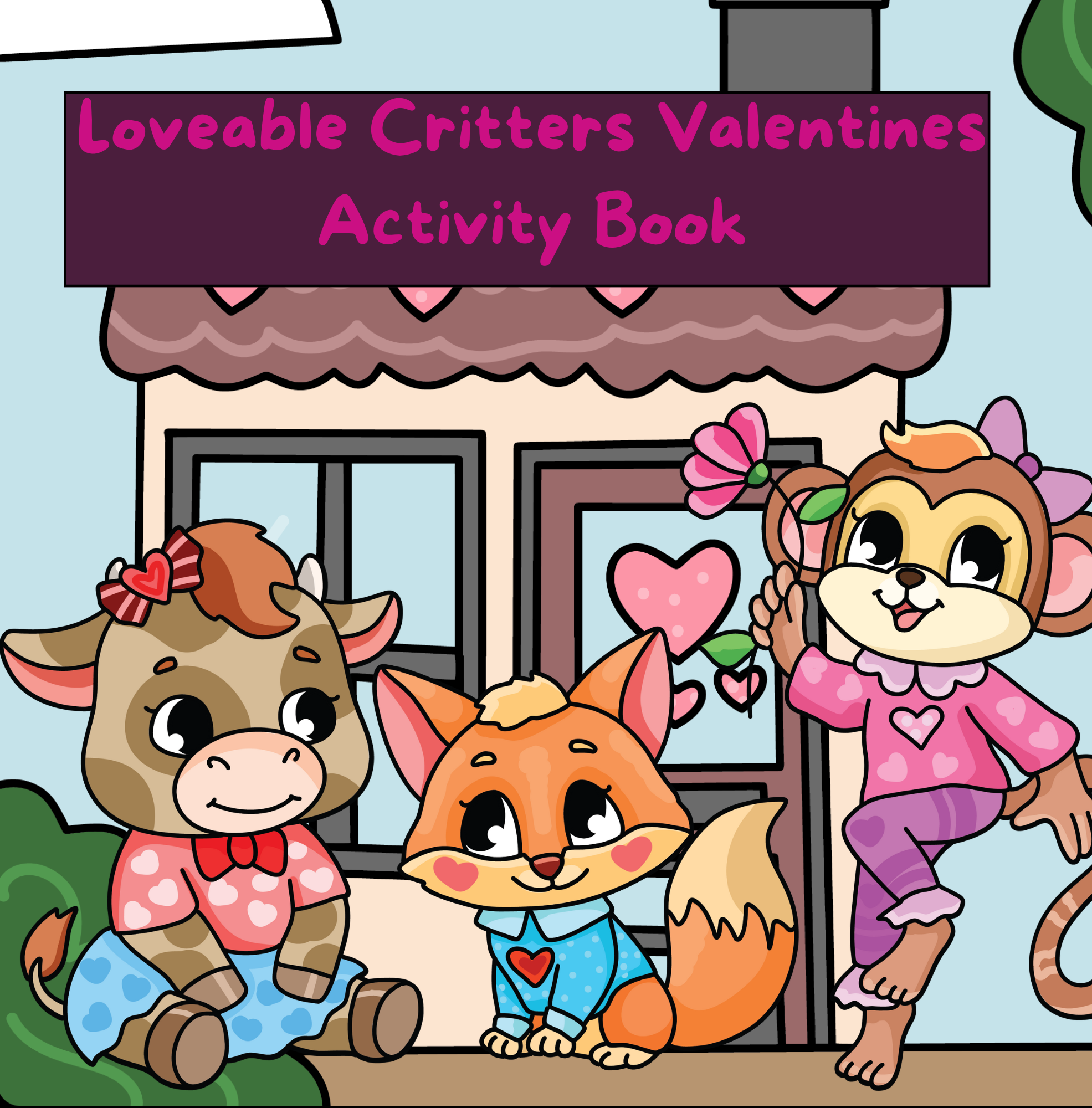 Loveable Critters Valentine Book: Designed for ages 5–10