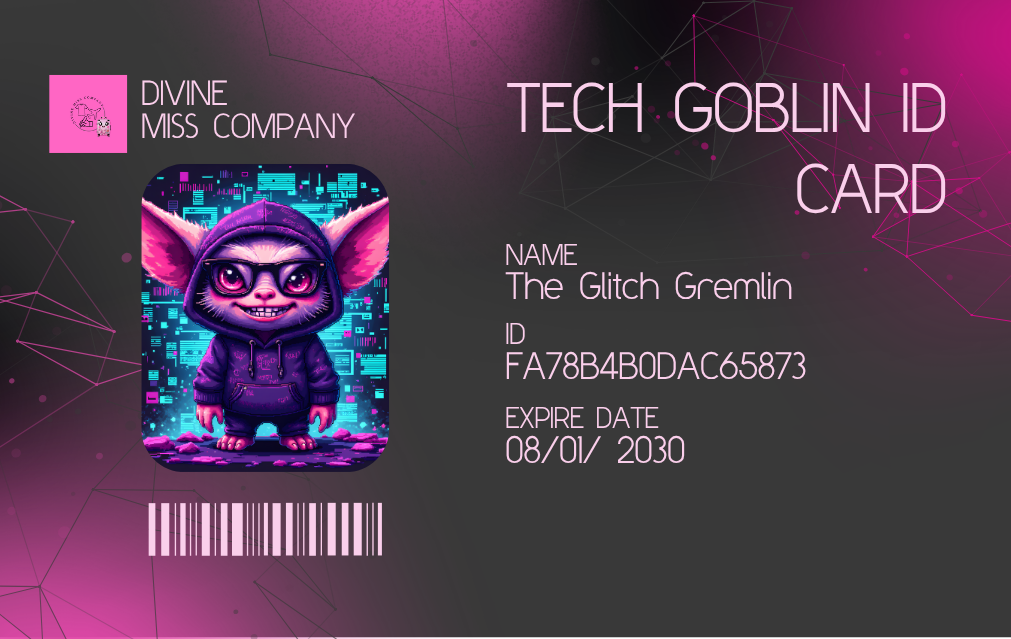 Printable Goblin Id Cards