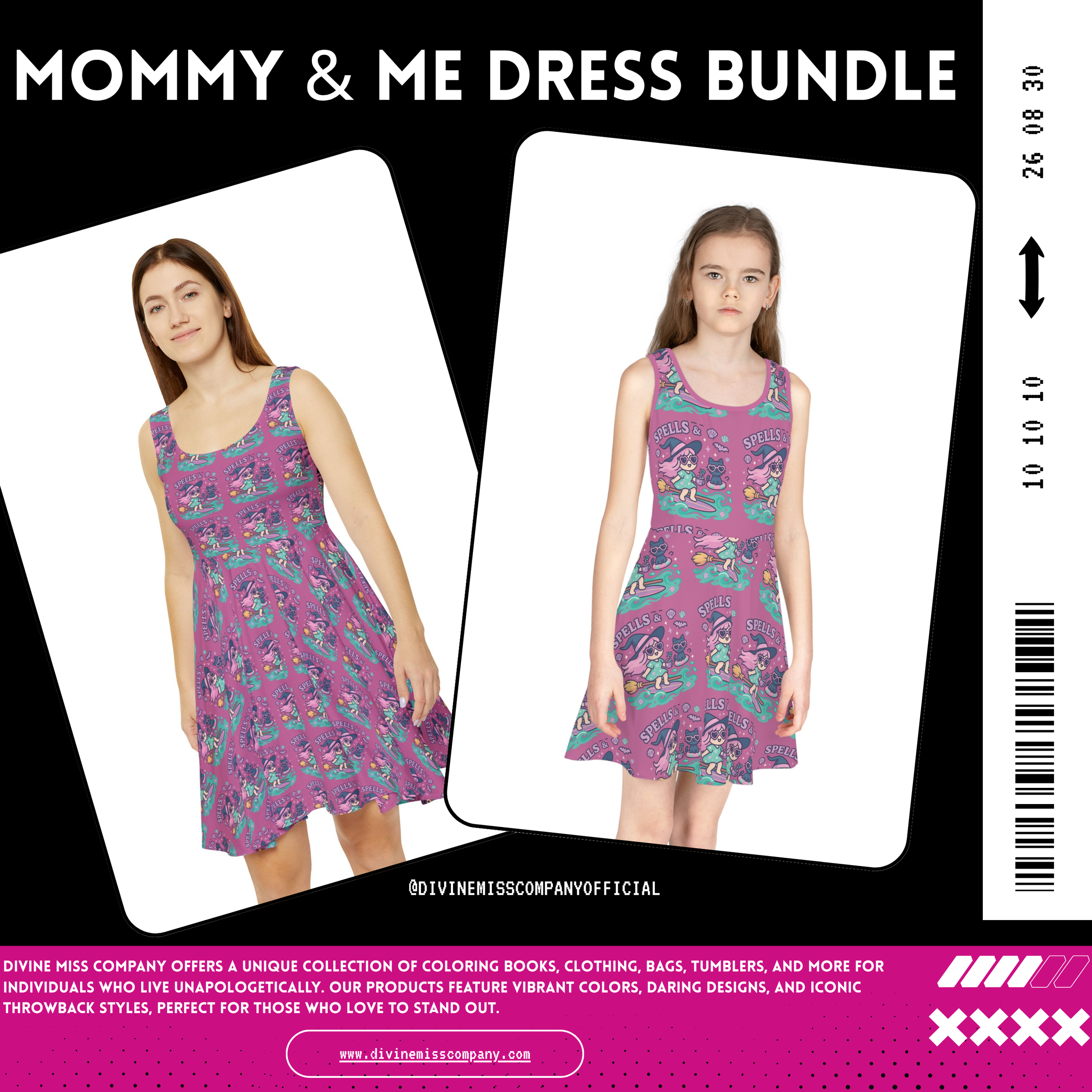 Mommy & Me Skater Dress Bundle – Celebrate Summer in Style