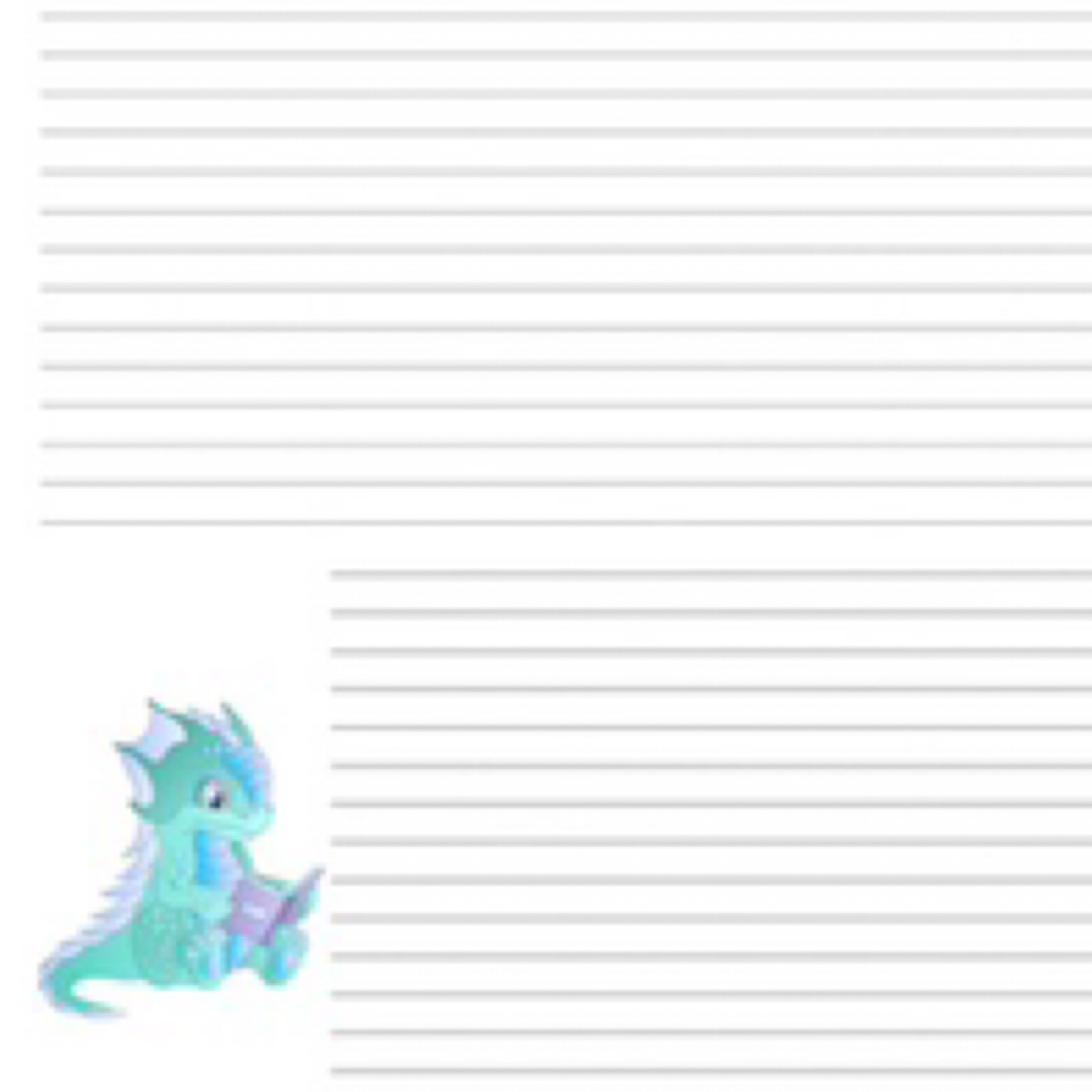 Dragon Stationary lined paper
