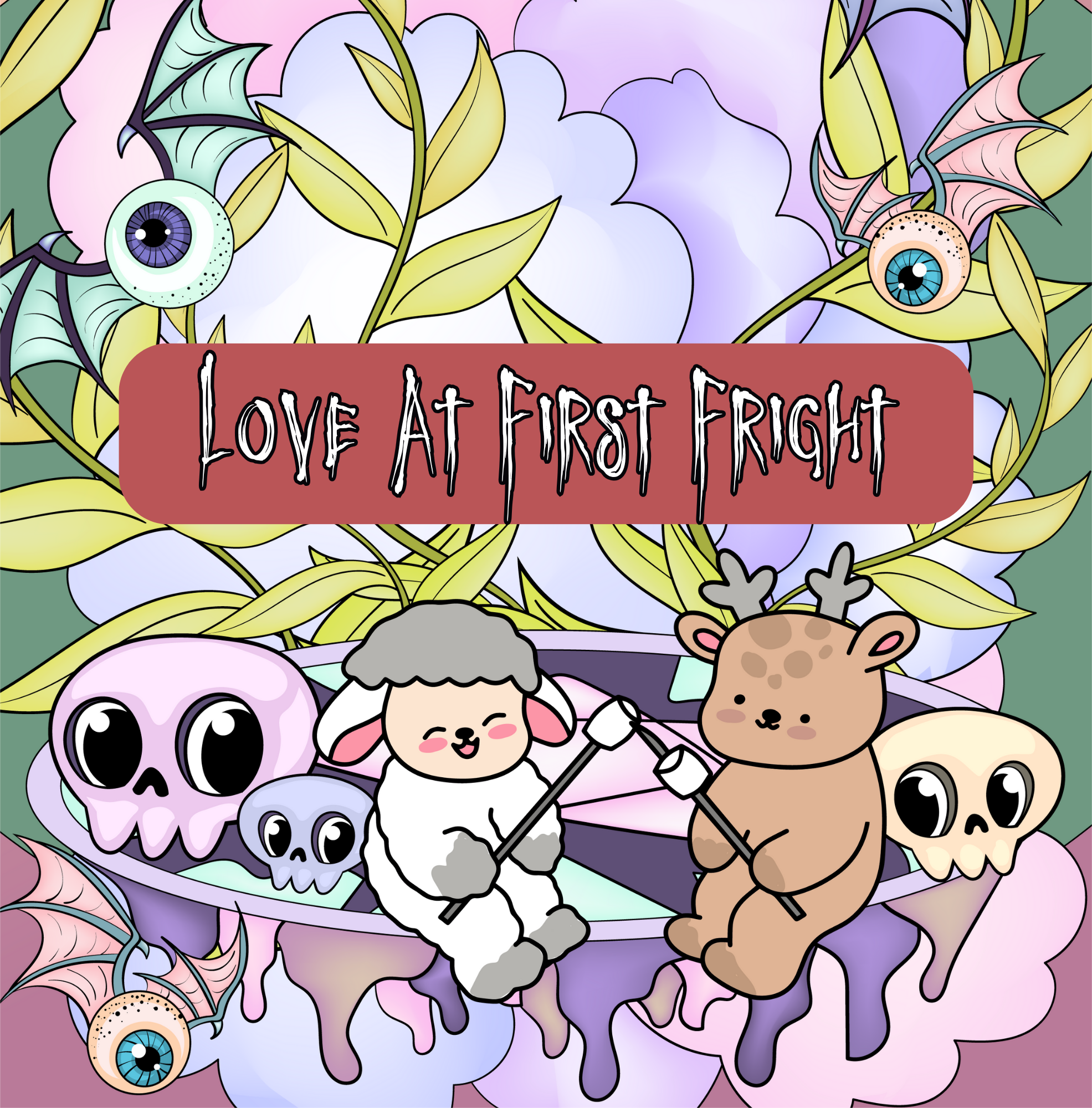 Love at First Fright: A Valoween Coloring Book