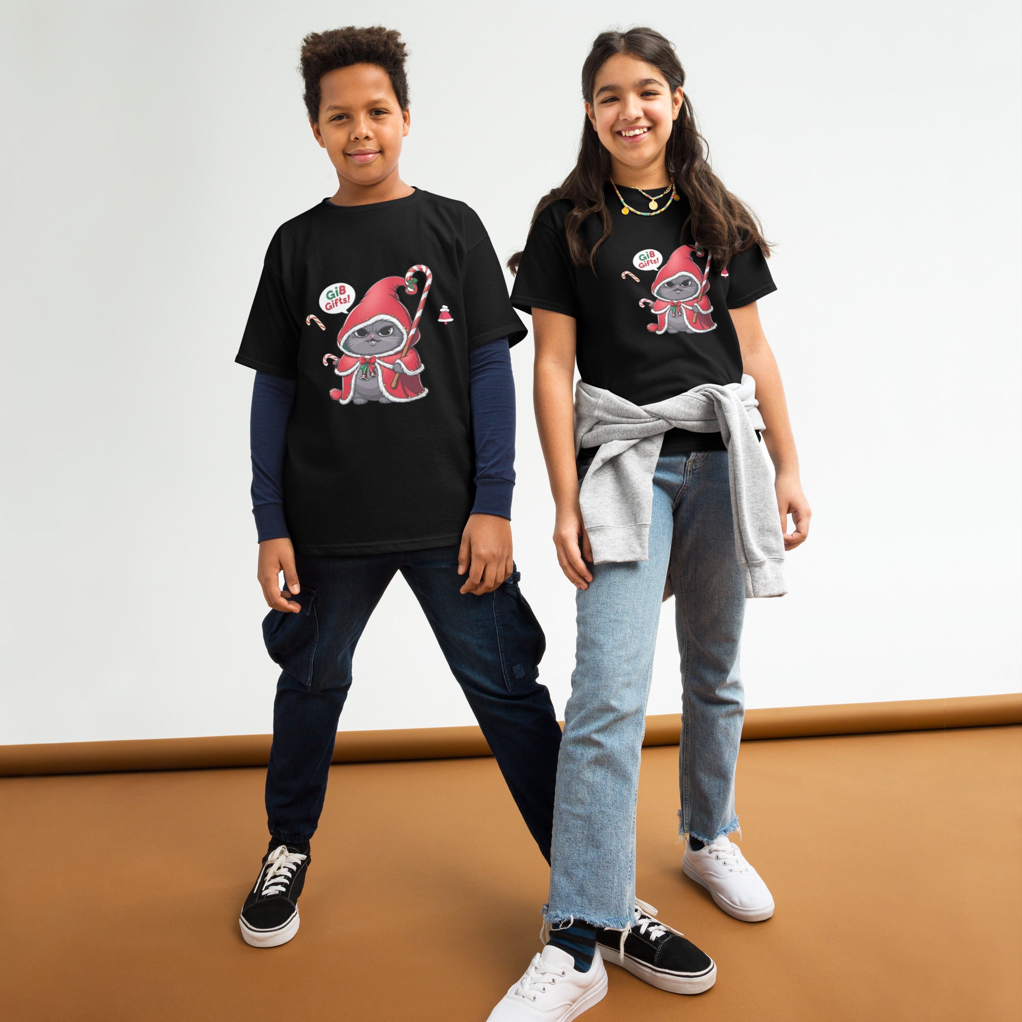 Gib Gifts Reaper Cat Youth classic tee