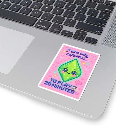 Kawaii Gaming Sticker — 