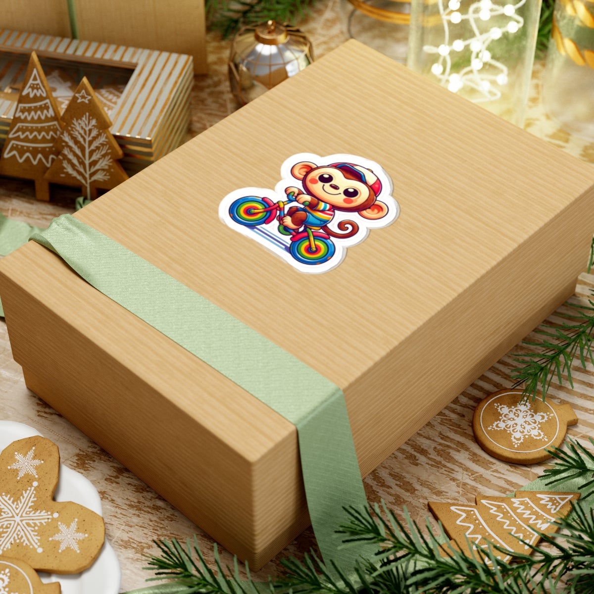 Bubble-free stickers Monkey